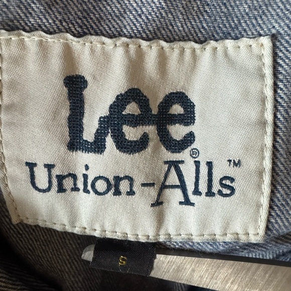 Lee short Union-Alls Size Small Hints of Blue stripes Size Small 100% cotton - Picture 12 of 16